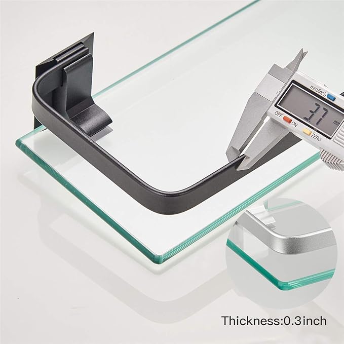 VOLPONE Bathroom Glass Shelf - Image 3