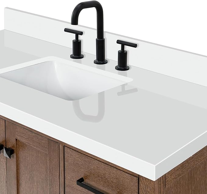 ARIEL Cambridge 49 Inch Single Rectangle Sink Bathroom Vanity - Image 12