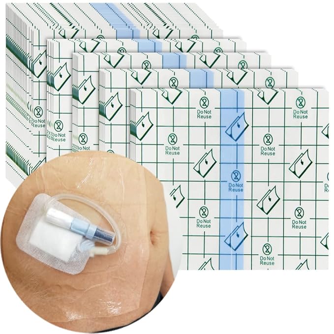 50 Pieces Waterproof Dialysis Port Shower Cover Shields PD Catheter Shower by Unknown