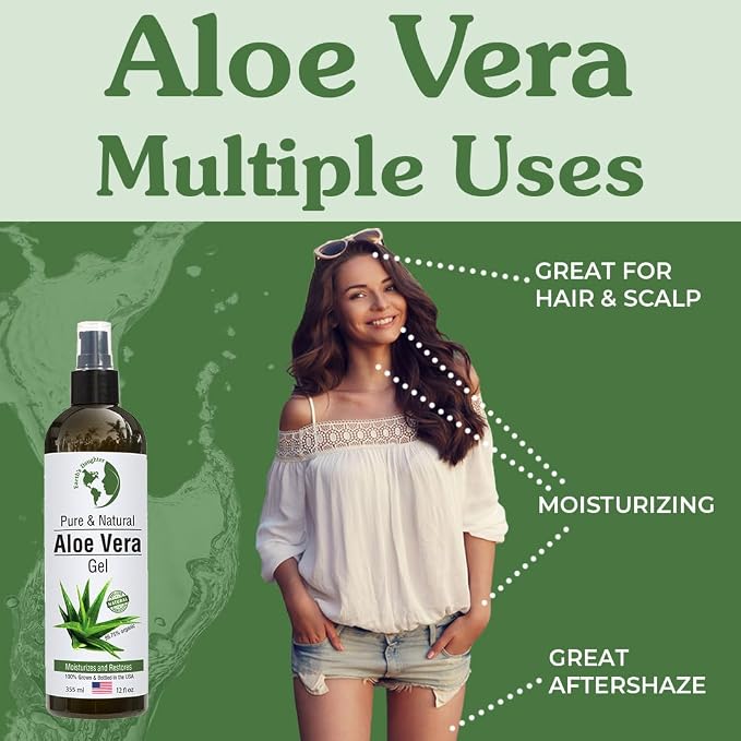 Earth's Daughter Organic Aloe Vera Gel from 100% Pure and Natural Cold Pressed - Image 4