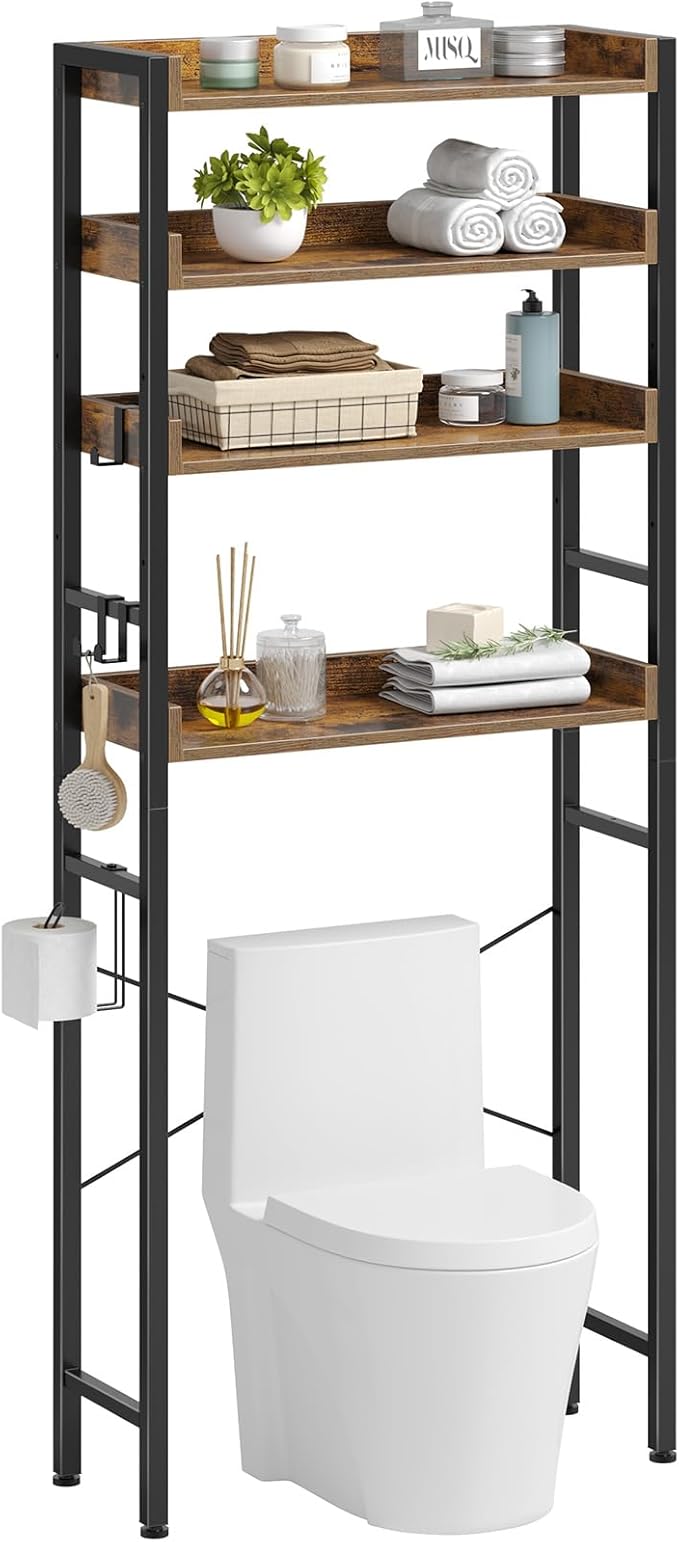 Rolanstar Over The Toilet Storage Rack, 3-Tier Bathroom Space Saver by Rolanstar