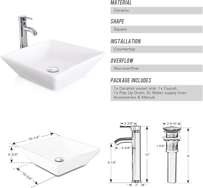UEV 24" Bathroom Vanity, Oak Color Bathroom Vanity Set - Image 9