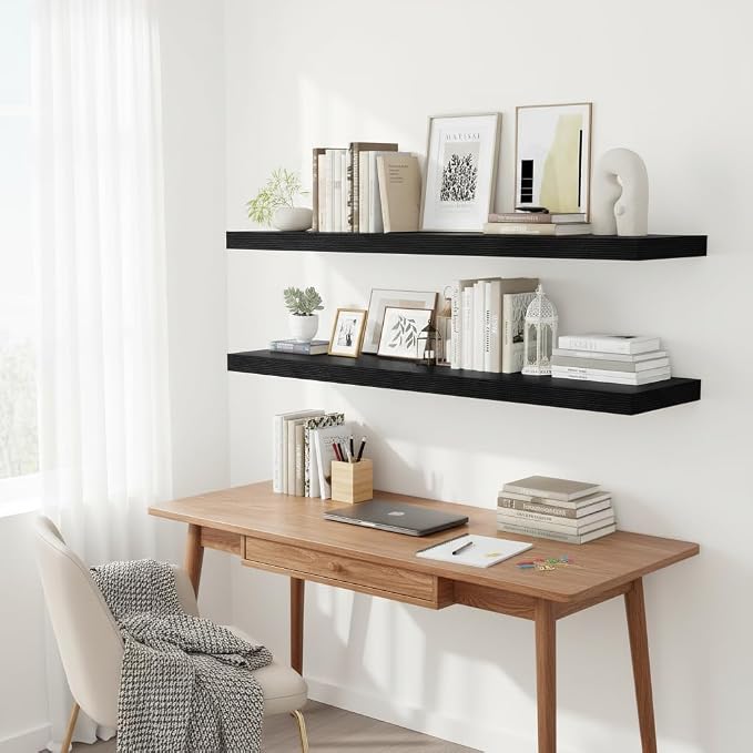 Vivelove 2 inch Thick Floating Shelves - Image 2