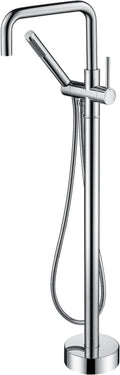 sumerain Freestanding Bathtub Faucet, Modern Floor Mounted Tub Faucet by SUMERAINFAUCETS