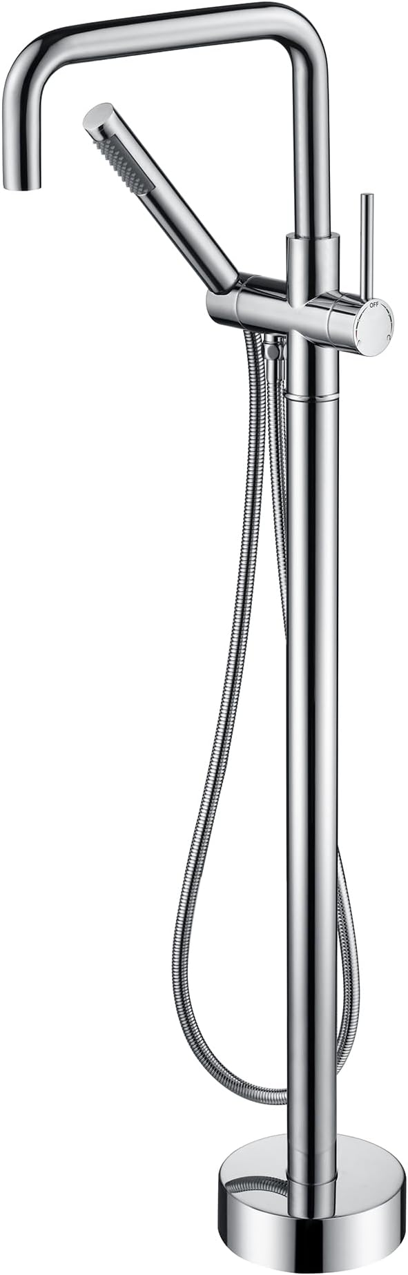 sumerain Freestanding Bathtub Faucet, Modern Floor Mounted Tub Faucet by SUMERAINFAUCETS