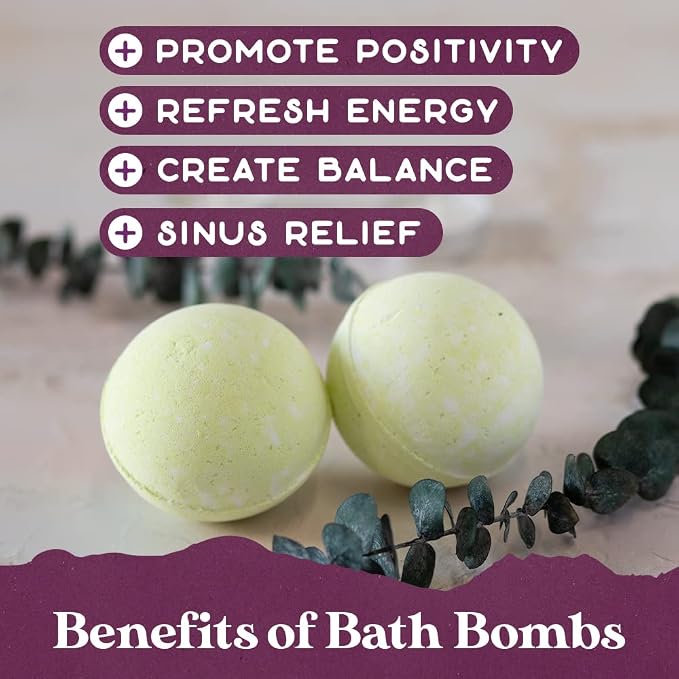 Purple Canyon Eucalyptus Bath Bombs - Image 2