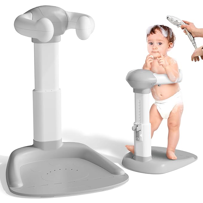 COOSEYA Baby Bath with Shower Stand Support|Anti-Pinch Soporte para Bañera de by COOSEYA