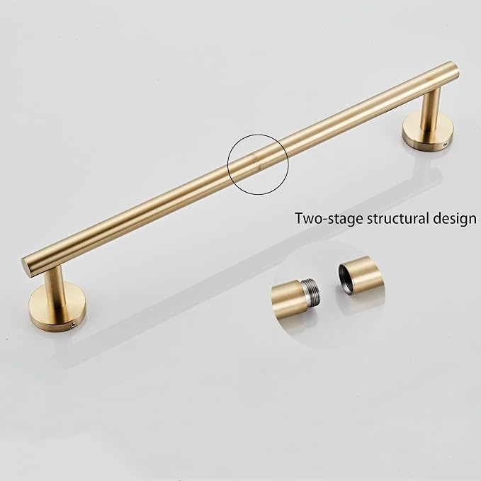 Bath Towel Bar, 18 Inch 304 Stainless Steel Thicken Towel Holder - Image 2