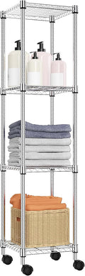 Storage Shelves Adjustable, 4 Tier Shelving Units by MEIGAOPLASTICANDMETALHKCOLIMITED