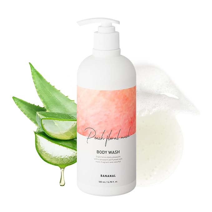 Korean Body Wash with Hyaluronic Acid & Aloe – Hydrating Moisturizing Cleanser by BANANAL