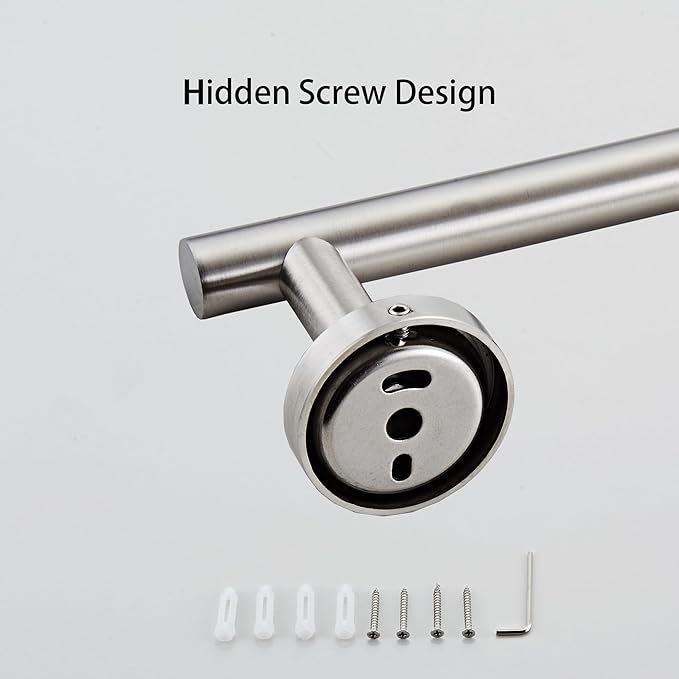 Bath Towel Bar, 18 Inch 304 Stainless Steel Thicken Towel Holder - Image 6