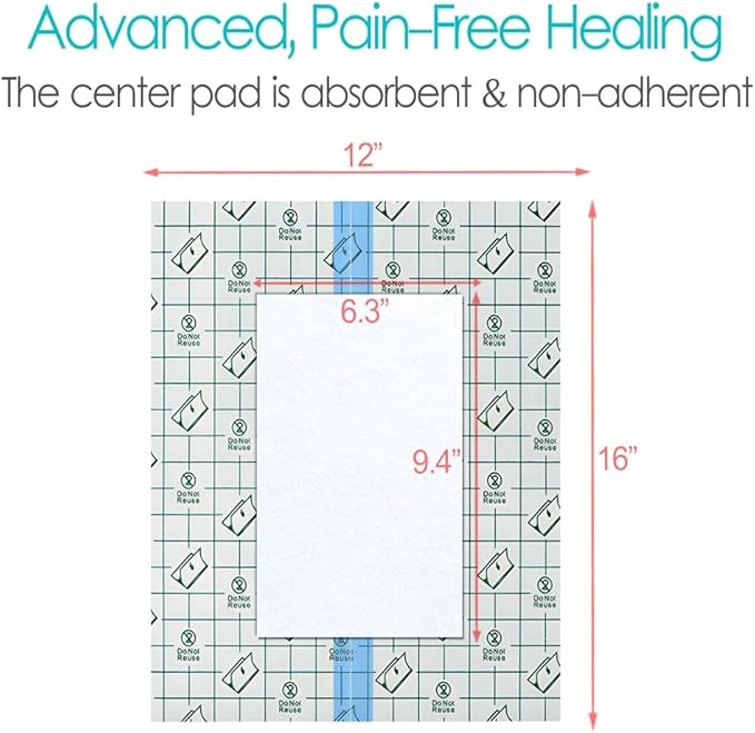 14 Pcs Waterproof Shower Cover 12"x16" - Image 5