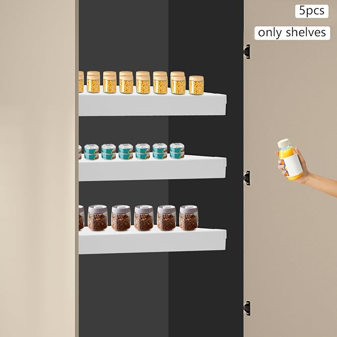 33 Inch Floating Shelves for Wall, 16 Inch Deep Hanging Shelf, Large Display & - Image 7