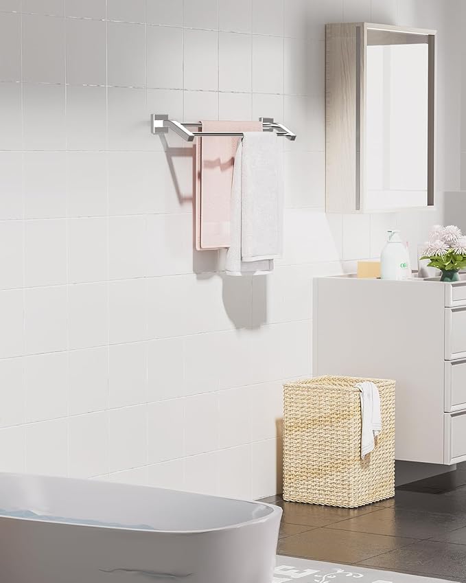 Alise Double Bath Towel Bars Towel Racks - Image 3