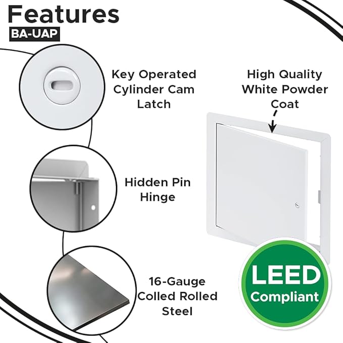 Best 24" x 48" Universal Access Panel – Flush Steel Door - Image 2
