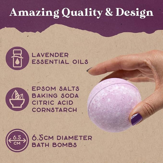 Purple Canyon Lavender Bath Bombs - Image 3