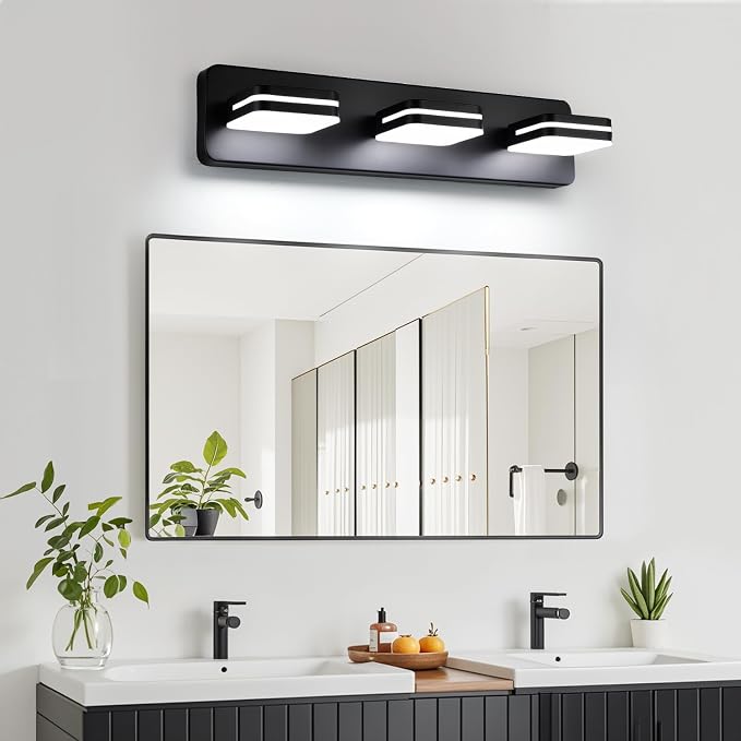 360° Rotate LED Dimmable Bathroom Vanity Light Fixtures, 1300LM Acrylic Matte - Image 8