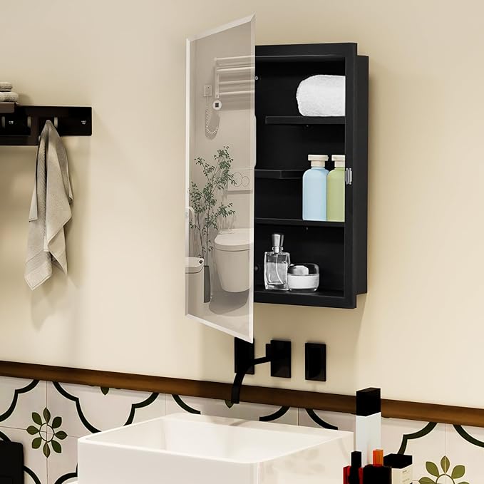 Fundin Black Medicine Cabinet - Image 2