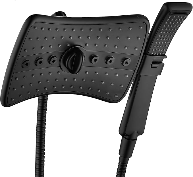 BRIGHT SHOWERS High Pressure Dual Shower Head Combo by BRIGHTSHOWERS