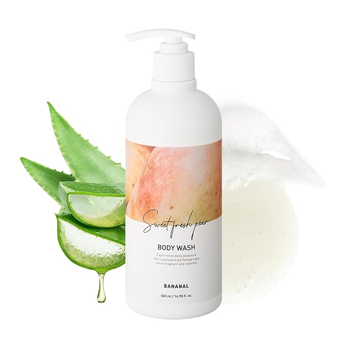Korean Body Wash with Hyaluronic Acid & Aloe – Hydrating Moisturizing Cleanser by BANANAL