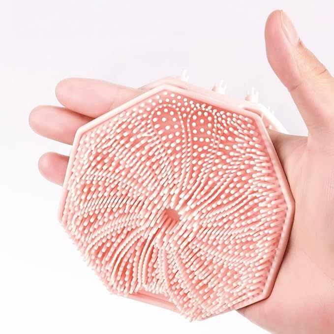 Silicone Body Scrubber Double-Sided Design，Silicone Loofah Double-Sided Body - Image 2