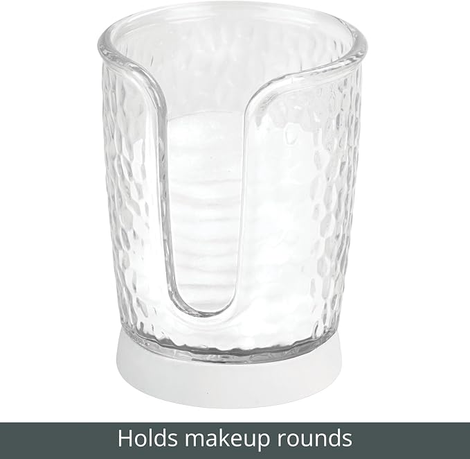 mDesign Plastic/Steel Compact Small Disposable Paper Cup Dispenser Storage - Image 7