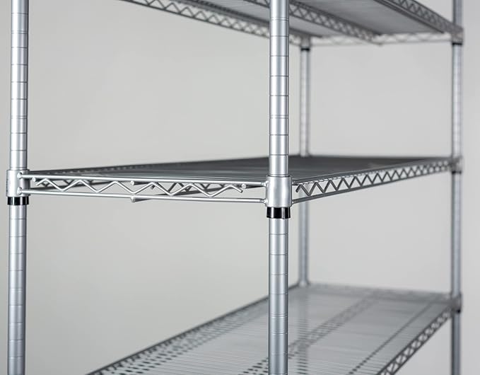 Omega 14" Deep x 36" Wide x 36" High 3 Tier Gray Starter Shelving Unit - Image 4