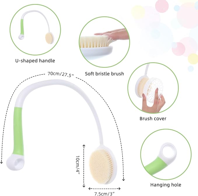 Fanwer 2 Pack Back Scrubber for Shower - Image 3