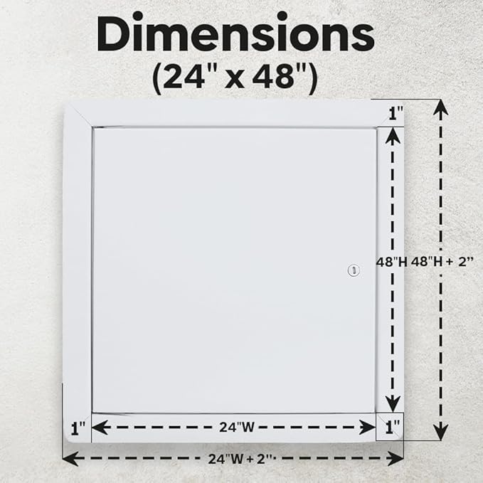 Best 24" x 48" Universal Access Panel – Flush Steel Door - Image 3