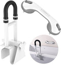 Bathtub Grab Bars with Suction Grab Bars, YuanDe 20x6 Inch Adjustable Bathtub by YuanDe