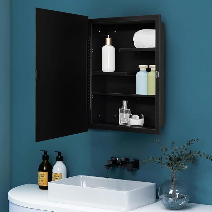 Fundin Black Medicine Cabinet - Image 8