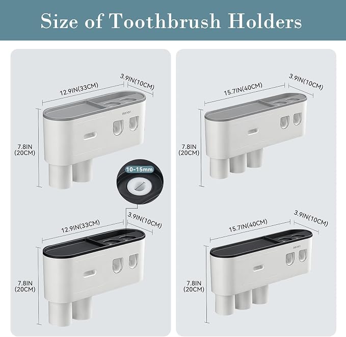 Toothbrush Holders Wall Mounted, Toothbrush Holder - Image 2