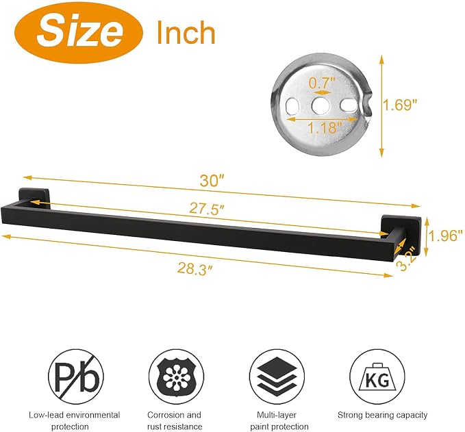 TocTen Bath Towel Rack - Image 2