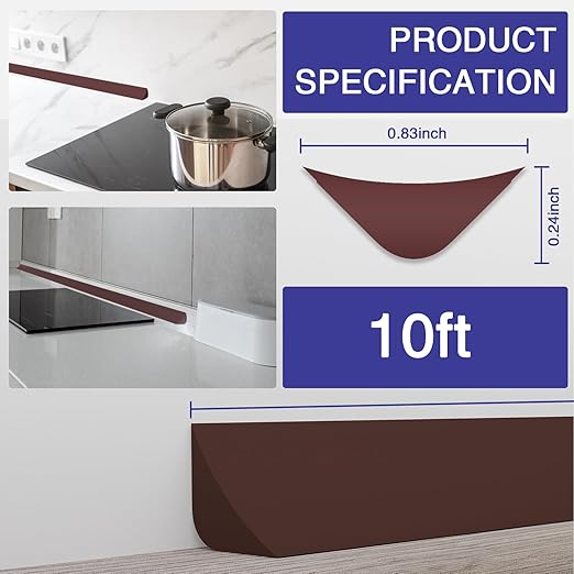Flexible Molding Trim, Flexible Bendable Adhesive Caulking Strip, Molded Trim - Image 2