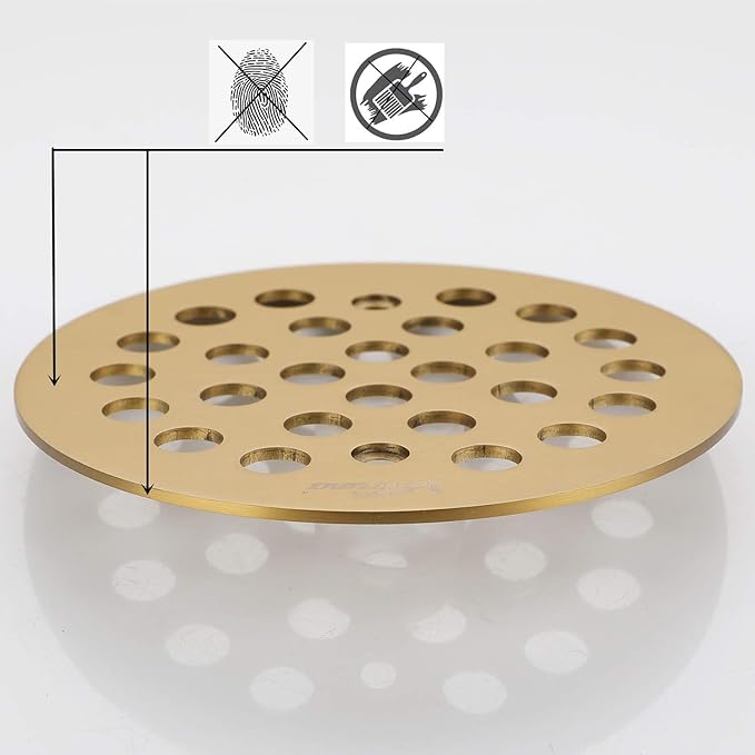 4-1/4Inch Screw-in Shower Strainer Drain Cover Replacement Floor Strainer Floor - Image 5