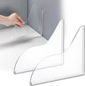 UIOCSSC Shower Splash Guard, 2 Pack Bathtub Shower Water Splash Guards Silicone by UIOCSSC