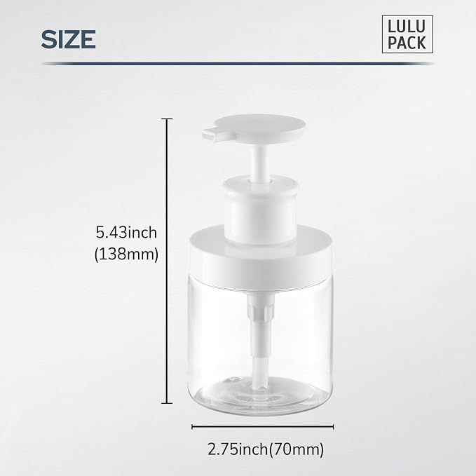 Pump Bottle Dispenser for Soap:8 oz Shampoo Container for Travel Conditioner - Image 7