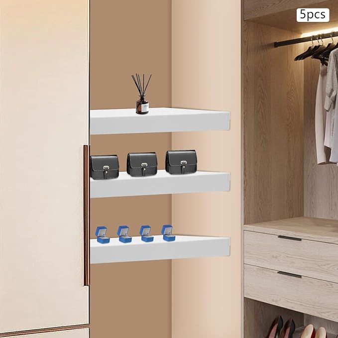 33 Inch Floating Shelves for Wall, 16 Inch Deep Hanging Shelf, Large Display & - Image 6