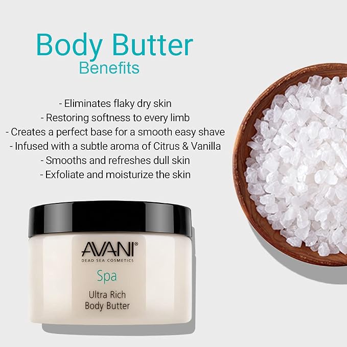 Avani Dead Sea Body Butter – Ultra-Rich Exfoliating & Hydrating Formula - Image 3