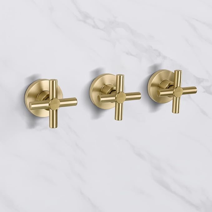 SUMERAIN 3 Handle Tub Shower Faucet Set - Image 8