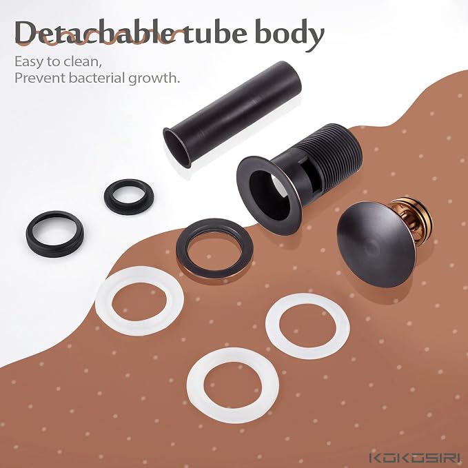 KOKOSIRI Bathroom Sink Drain - Image 7