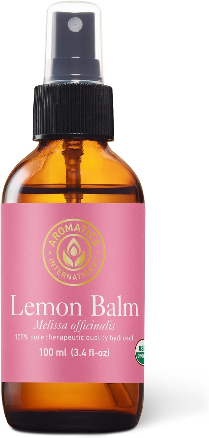 Aromatics International Lemon Balm Hydrosol 100ml | Fresh Aromatic Spray by AromaticsInternational