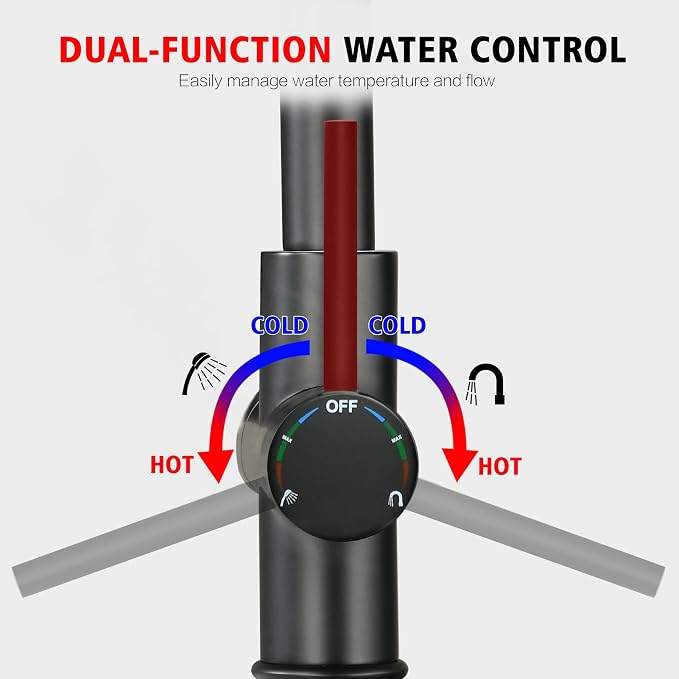 sumerain Floor Mount Tub Filler Faucet - Image 6