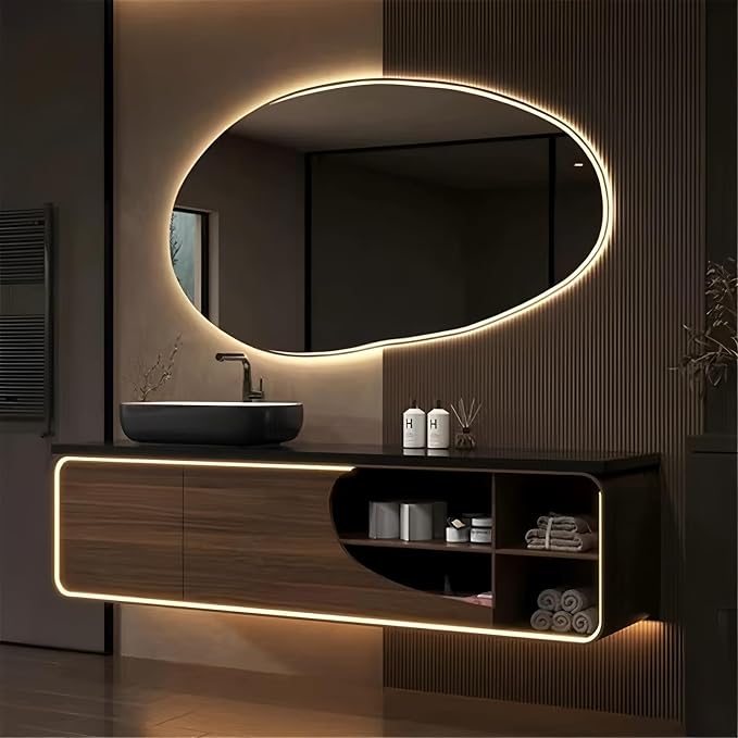 Single Sink Bathroom Vanity, Floating Modern Vanities by LUTHXAY