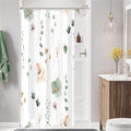 Gibelle Small Stall Shower Curtain 36 x 72, Narrow Half Watercolor Floral by Gibelle
