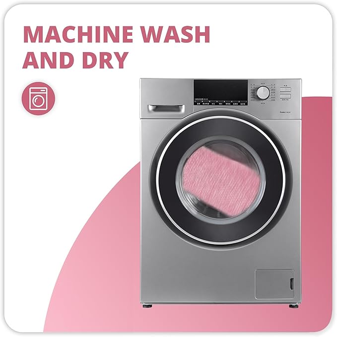 Toilet Rugs U Shaped Bathroom Rug, Machine Washable Non Slip Quick Dry Super - Image 5
