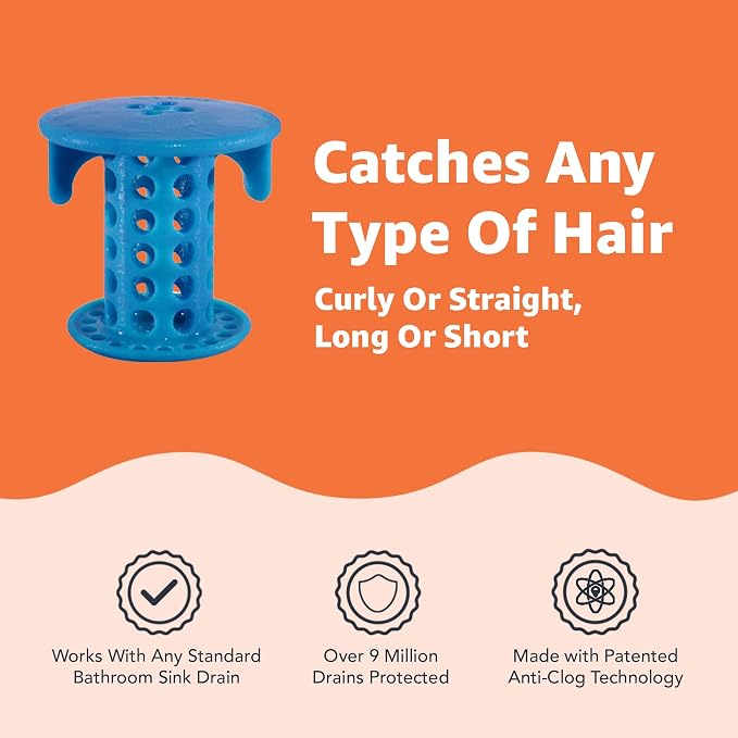SinkShroom The Revolutionary Sink Drain Protector Hair Catcher/Strainer/Snare - Image 3