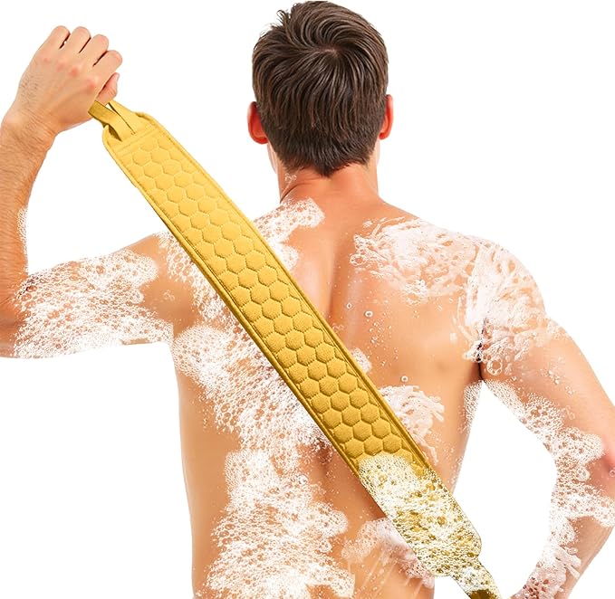 Back Scrubber for Shower with Handles, 40 Inch Extra Long Double-Sided by Unknown