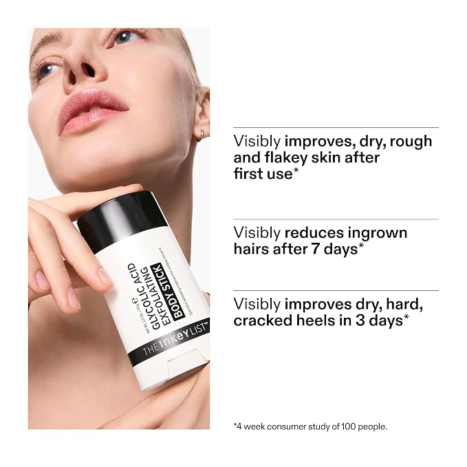 The INKEY List Glycolic Acid Exfoliating Body Stick 45g, One Targeted Solution - Image 5
