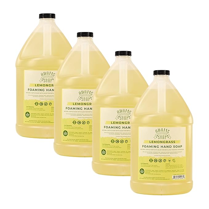Adams Handmade Soap Liquid Foaming Soap 1 Gal by AdamsHandmadeSoap